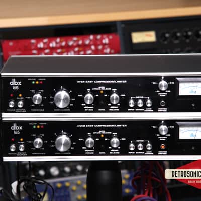 dbx 165 Over Easy Compressor / Limiter Pair