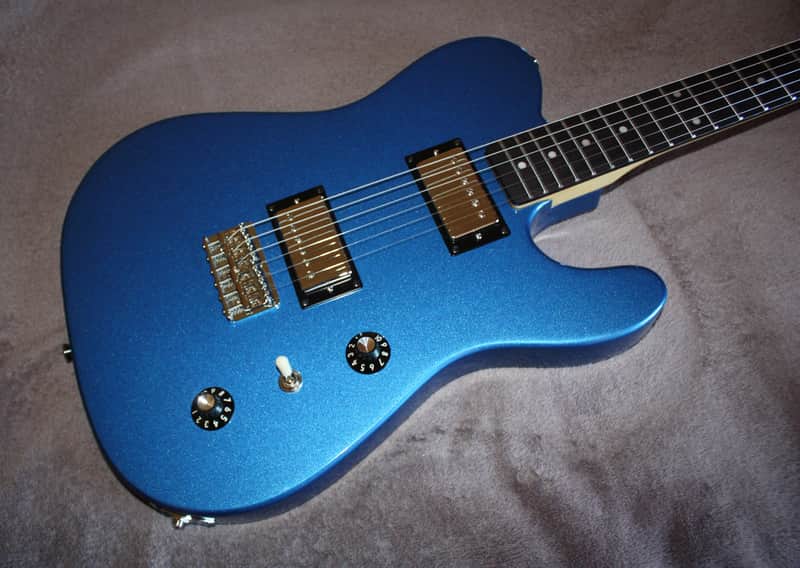 Partscaster Telecaster HH 2026 Lake Placid Blue & Case image 1