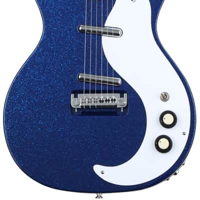 Danelectro 60th Anniversary DC '59 NOS+ Electric Guitar - Deep Blue Metalflake image 2