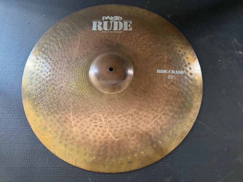 Paiste 22" RUDE Ride/Crash Cymbal image 1