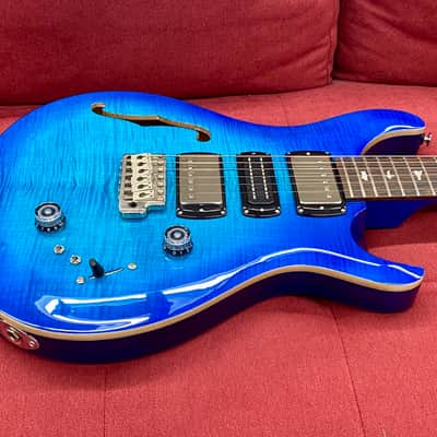 PRS SE Special Semi-Hollow Electric Guitar - Lake Blue w/ Gig Bag image 3