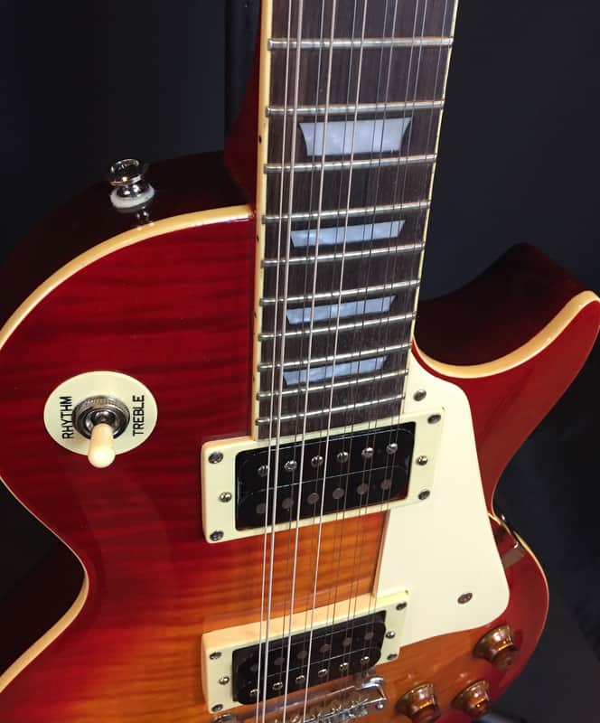 2000 Epiphone Les Paul Standard 12-String Electric Guitar Cherry