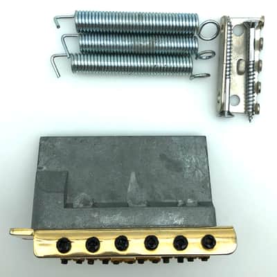 Stratocaster Style Tremolo Vibrato w/Parts Gold Bild 2