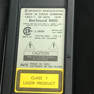 Bang and Olufsen BeoSound 9000 CD Player image 9