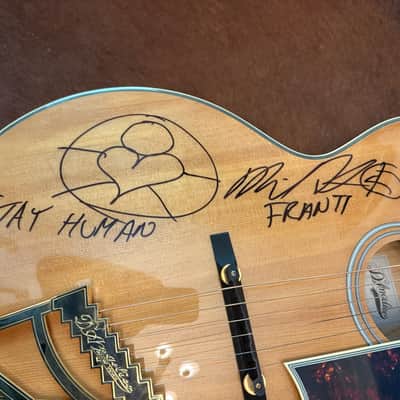 D'Angelico EX-63 - Natural - Signed by Michael Franti image 3