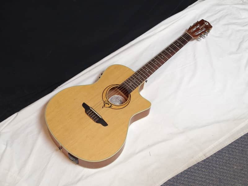 Luna Heartsong Nylon Acoustic Guitar Natural image 1