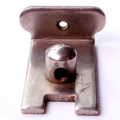Slingerland 3Point 1950-8 Radio King Throw-Off/Strainer Slide Plate Nickel Three image 2