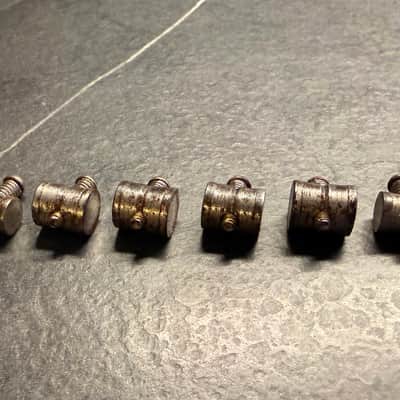 Fender Vintage Saddles offset Mustang, Jaguar, jazzmaster 1973 - Nickel image 7