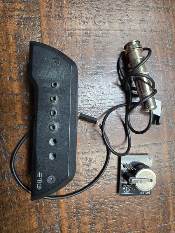 EMG ACS-B Active Soundhole Pickup System 2010s - Black image 1