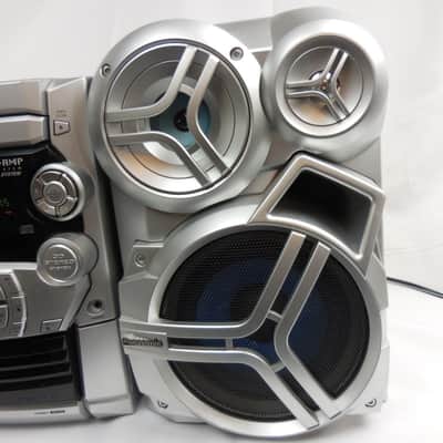 Panasonic SA-AK320 1980s / 90s silver Space Age Looking Boombox Hifi System image 6