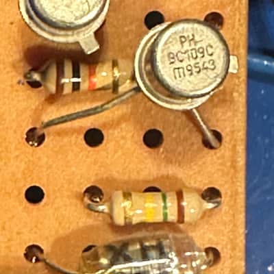 Colorsound  Sola Sound Fuzz Box 1996 - Blue Vintage 1996 Colorsound One Knob Fuzz Box - Dick Denney Sola Sound - Original First Issue image 19