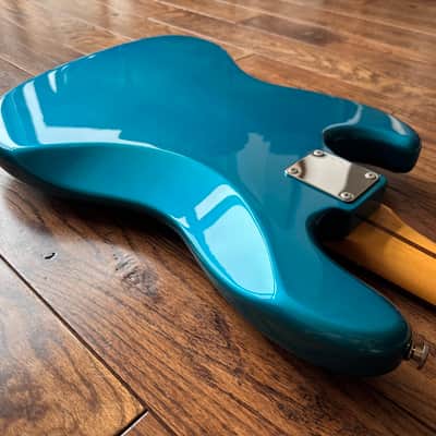 2002 Fender JB-45 Jazz Bass w/ 'Wesley' Ramp Lake Placid Blue MIJ Japan image 16