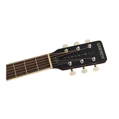 Gretsch Jim Dandy Parlor Acoustic Guitar – X-Braced Body with Walnut Fingerboard (Deep Cherry Burst) image 5