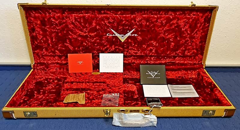 Fender USA Custom Shop Koffer 50s Tweed/Rot (Strat/Tele) image 1