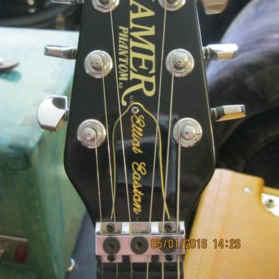 Hamer Phantom A5 1983 Black-Left Handed Artist Owned! image 4