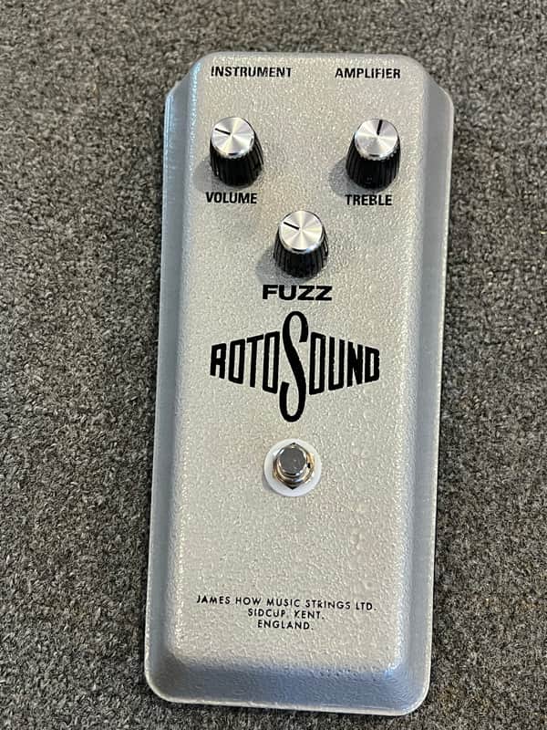 Rotosound RFB1 Limited Edition 1967 Fuzz Reissue Guitar Effects Pedal Silver Hand Built In the UK image 1