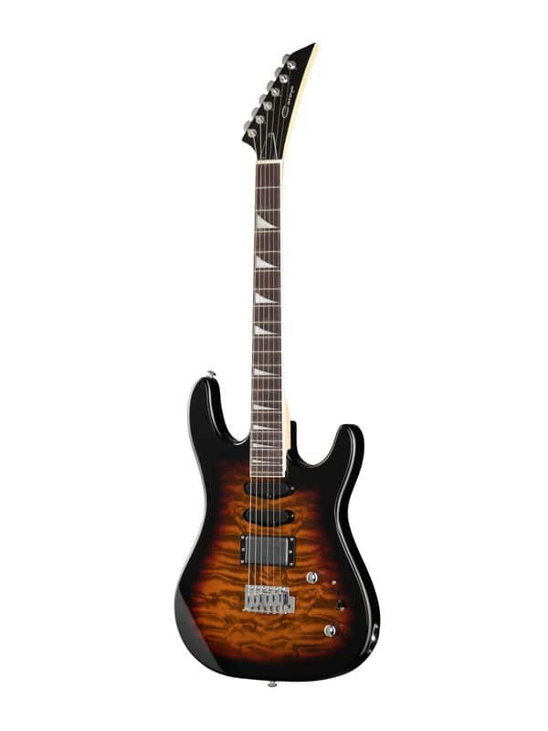 E228BS Electric Guitar, red sunburst, Caraya image 1