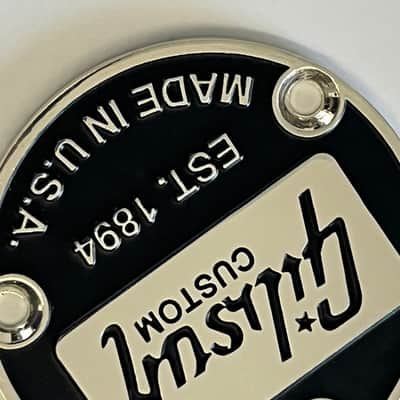 Metal Silver EST-1894 Guitar Toggle Switch Back Plate Cover for Les Paul Guitars image 3