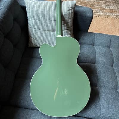 Gretsch G6118T Anniversary with Bigsby 2003 - 2016 Smoke Green 2-Tone image 8