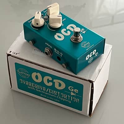 Fulltone Custom Shop OCD-GE Germanium Overdrive 2019 - Tahitian Teal image 3