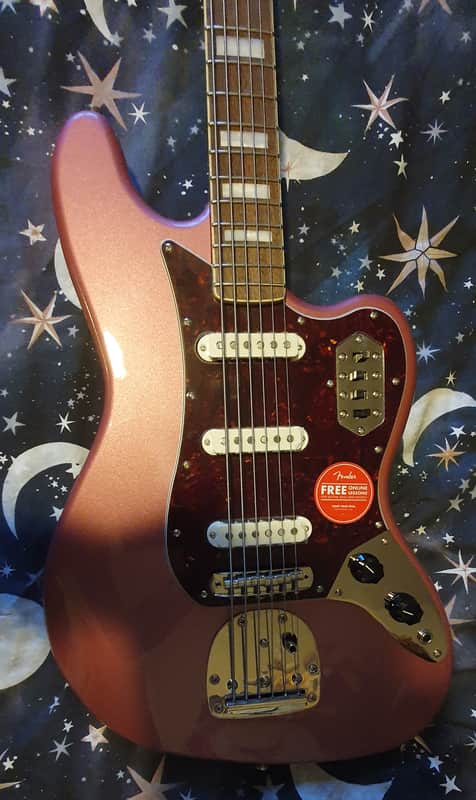 Squire FSR Classic Vibe Bass VI - Burgundy Mist image 1