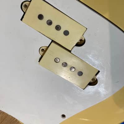 Cort Precision Bass Style Body MIK 1980s - Vintage White image 12