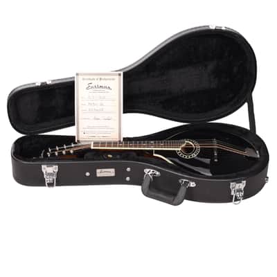 Eastman MD404 Sitka/Mahogany A-Style Oval Hole Mandolin Black image 7