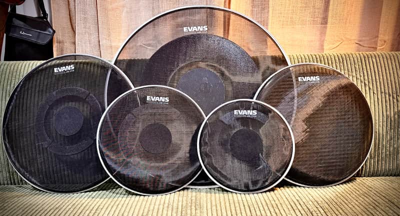 Evans dB One Low-Volume/Quiet Practice Heads Full Set/Kit image 1
