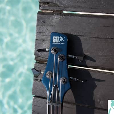 1991 Ibanez SDGR SR1000 (SR-1000) Dark Blue - Made in japan - Ebony Fretboard - Active Electronics image 2