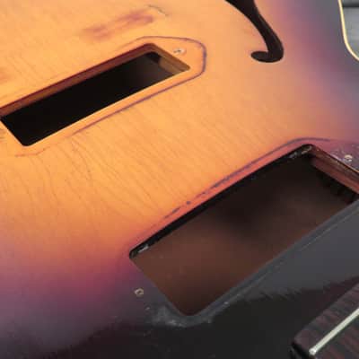 1957 Gibson ES-125 D Vintage Project Husk - Sunburst - Rare Double Pickup Model image 17