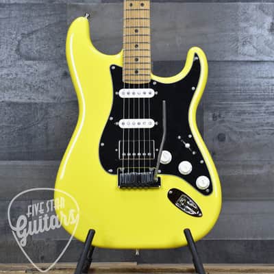 Mint Fender Limited Edition American Ultra II Stratocaster HSS - Graffiti Yellow with Hardshell Case image 16