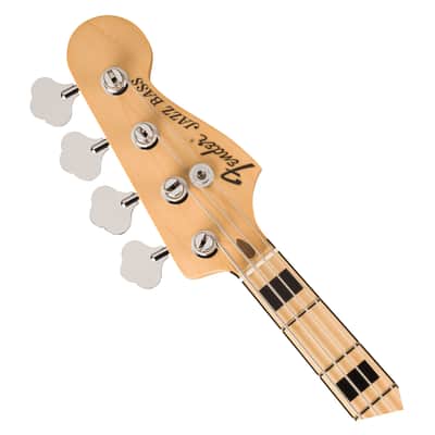 Used Fender Geddy Lee Signature Jazz Bass - Black w/ Maple FB image 4