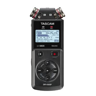 Tascam DR-05XP 2-Channel 32-Bit Float Portable Handheld Recorder With USB-C Audio Interface image 1