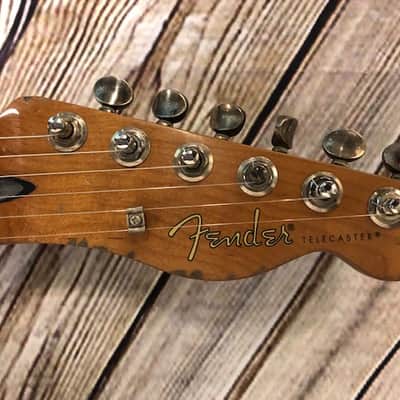 Telecaster Style Custom Guitar Vintage Natural Finish image 14