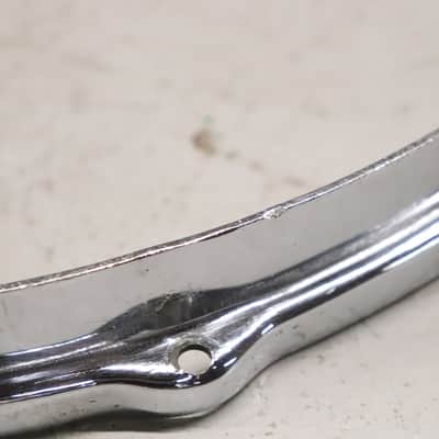 Gretsch 15" COB Stick Chopper 8 Hole Snare Side Drum Hoop Vintage 1940 - 50's image 5