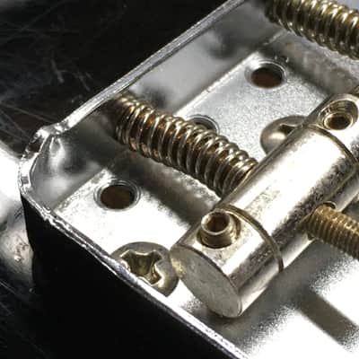 Lefty Fender USA Vintage Reissue Tele Aged Relic Tele Bridge Plate 3 MIJ Saddles image 9