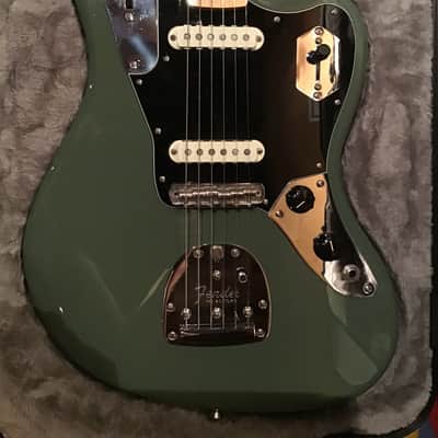 Fender American Professional Jaguar with Maple Fretboard 2017 - 2019 - Antique Olive image 7