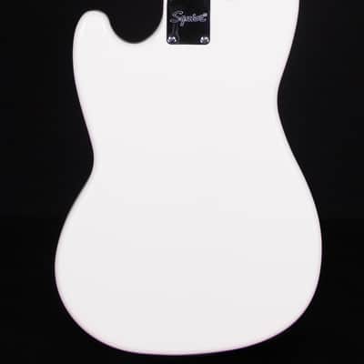 Squier Sonic Bronco Bass, Maple FB, Arctic White image 3