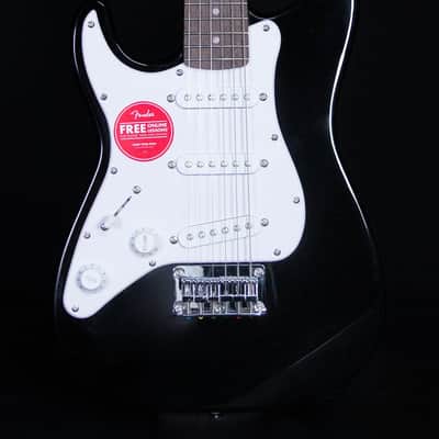 Squier Mini Stratocaster Left-Handed, Laurel FB, Black image 1