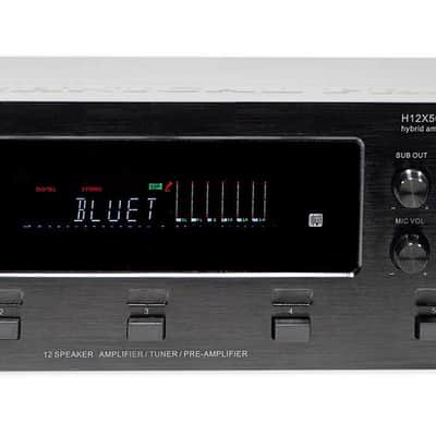 Technical Pro 6-Zone Home Theater Bluetooth Receiver+(12) 6.5" Blue LED Speakers image 7
