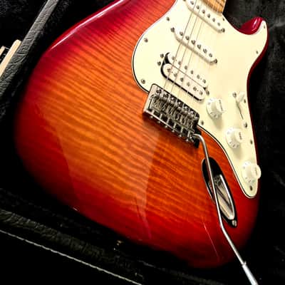2014 Fender Player Stratocaster HSS Plus-Top & Deluxe Hard-Case image 1
