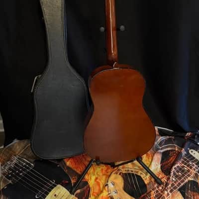 Harmony H5422 1970s Vintage Parlor Acoustic Guitar image 5