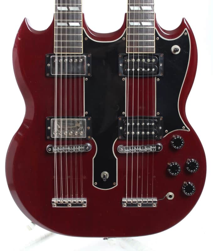 1994 Gibson EDS-1275 cherry red Jimmy Page mod image 1