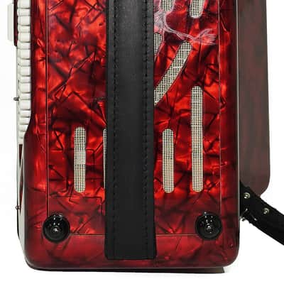 Barcarole Prominenz Piano Accordion made in Germany 120 Bass Buttons New Straps Case 2230, Rich and Bright sound, Concert Accordion for Adults image 9