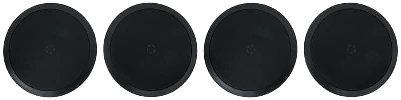 (4) Rockville HC85-16 Black 8" 700 Watt In-Ceiling Home Theater Speakers 16 Ohm image 1
