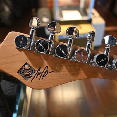 Schecter Nick Johnston Traditional SSS LH Atomic Coral #2706 image 7