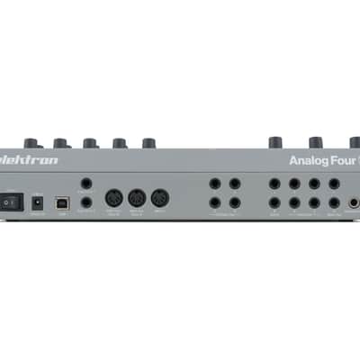 Elektron Analog Four MKII Synthesizer + Groovebox (Gray) [USED] image 4