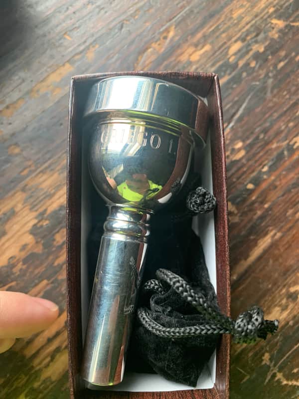 Griego 1.5 (New York) Silver Large Shank Bass Trombone Mouthpiece