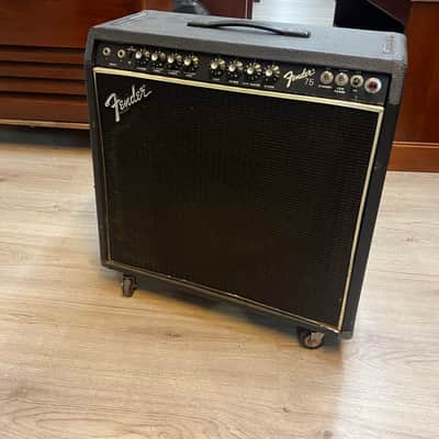 Fender 75 2-Channel 75-Watt 1x12" Guitar Combo 1980 - 1982 - Black image 1