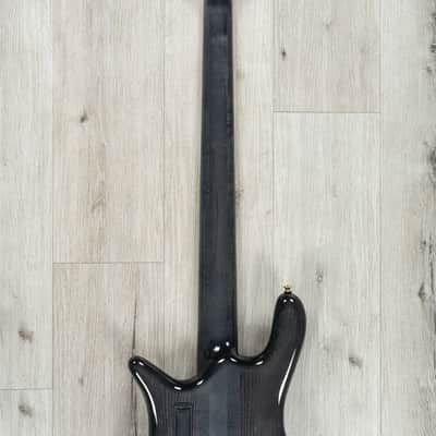 Spector Euro 5 CST Custom 5-String Bass, Ebony Fretboard, Natural Black Burst Gloss image 5